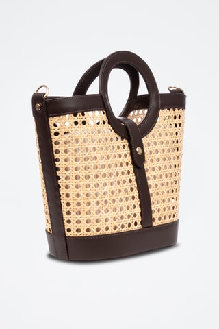 Sac à main Barbarano - Marron et beige