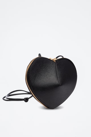 Sac bandoulière en cuir Barbaresco - Noir