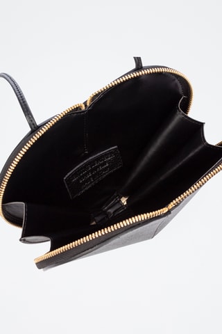 Sac bandoulière en cuir Barbaresco - Noir