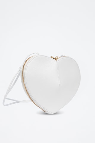 Sac bandoulière en cuir Barbaresco - Blanc