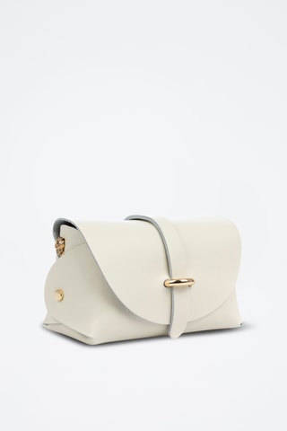 Sac bandoulière en cuir Aurora - Blanc