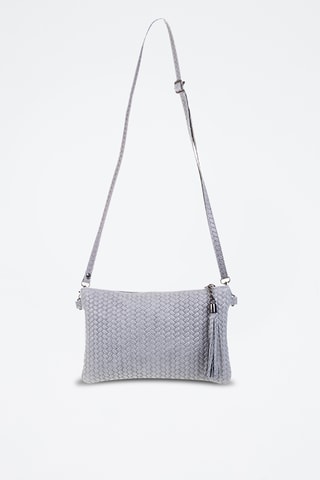 Sac bandoulière en nubuck Oleggio - Gris clair