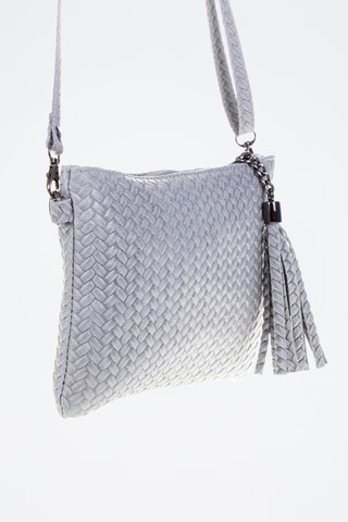 Sac bandoulière en nubuck Oleggio - Gris clair
