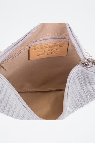 Sac bandoulière en nubuck Oleggio - Gris clair