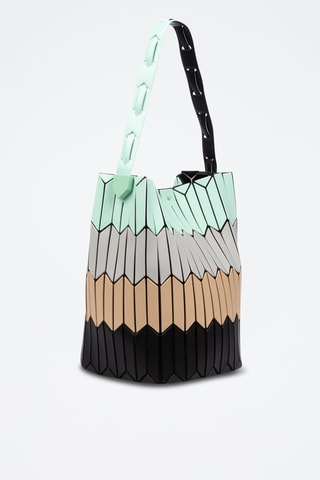 Sac porté épaule Arroscia - Vert d'eau et gris clair