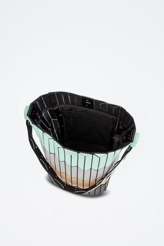 Sac porté épaule Arroscia - Vert d'eau et gris clair
