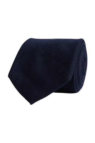 Bamboe Stropdas - Marineblauw