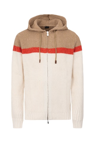 Vest met Capuchon - Beige