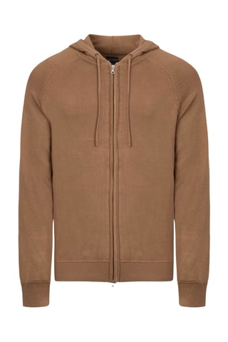 Vest met Capuchon - Camel