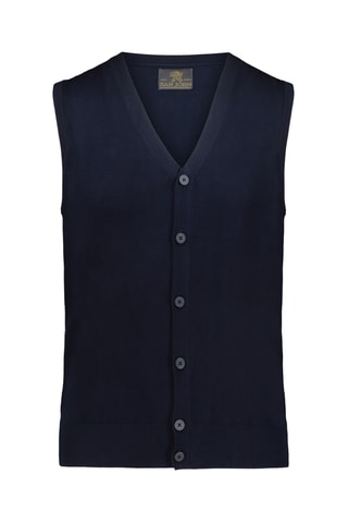 Mouwloos Vest - Marineblauw