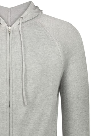 Vest met Capuchon - Gemêleerd Lichtgrijs