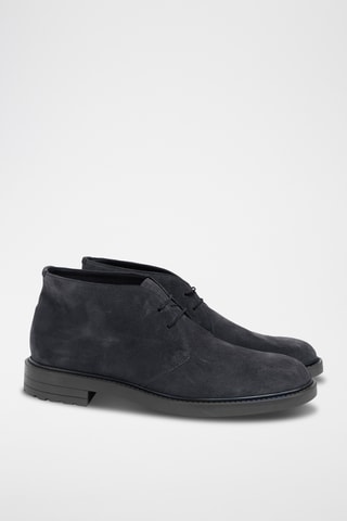 Nubuck Boots - Marineblauw