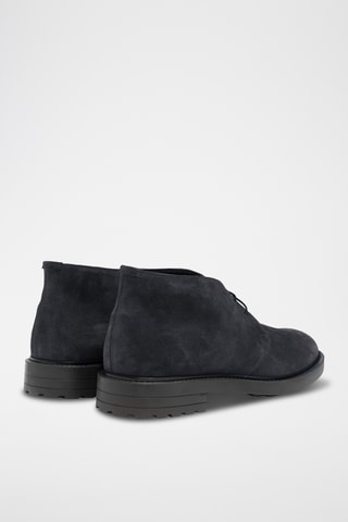 Nubuck Boots - Marineblauw