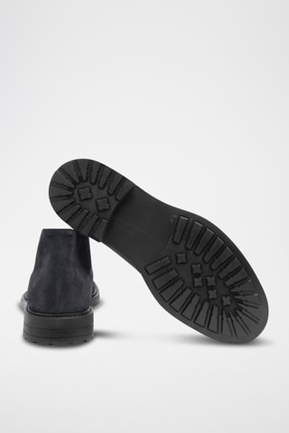 Nubuck Boots - Marineblauw