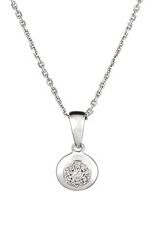 Pendente Love actually Ouro branco e diamantes