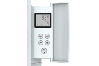 Radiateur électrique à inertie en fonte et verre bombé 1500 W - 1500 W