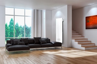 Radiateur électrique à inertie en fonte et verre bombé 1500 W - 1500 W