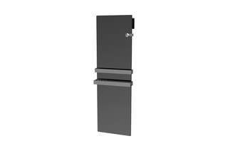 Radiateur sèche-serviettes électrique miroir LCD Impérial - 1100 W