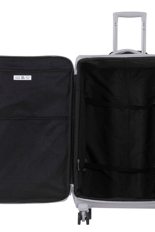 Valise grand volume (L) Evasion - Argenté - 75 cm
