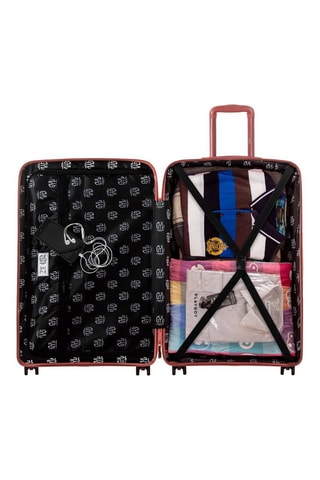 Valise grand volume (L) PP5 - Rose - 75 cm