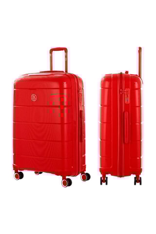 Valise grand volume (L) CH3 - Rouge - 76 cm