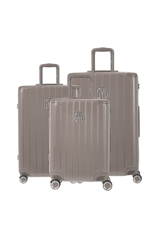 Set de 3 valises (S/M/L) Intemporelle - Beige doré - 55/65/75 cm - Cadenas TSA
