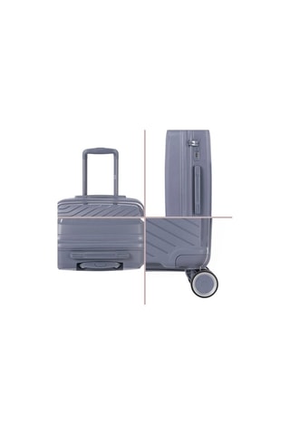 Set de 3 valises (S/M/L) FE204 - Argenté - 55/65/75 cm