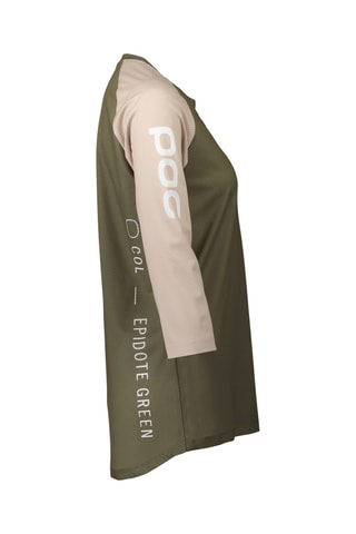 Maillot de cyclisme MTB Pure 3/4 - Vert olive et beige