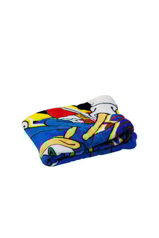 Plaid Sonic - Blauw en Geel - 110 x 150 cm