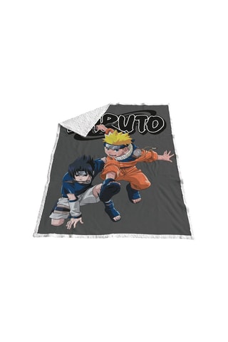 Plaid Naruto - Grijs en Oranje - 120 x 150 cm