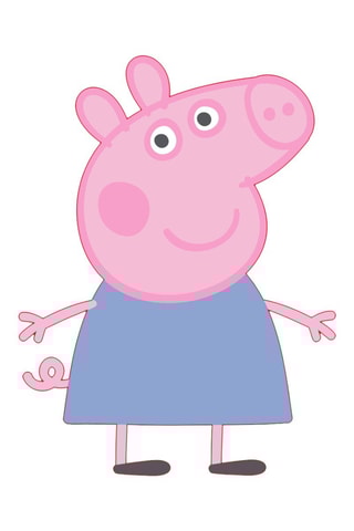 Reiskussen Peppa Pig- Roze - 30 x 30 cm