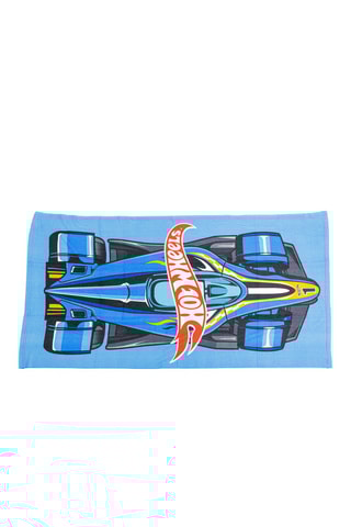 Strandlaken Hot Weels - Blauw - 70 x 140 cm