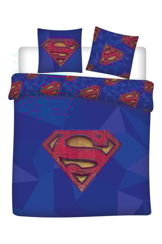 Overtrekset The Superman DC Comics- Blauw en Rood - 240 x 220 cm