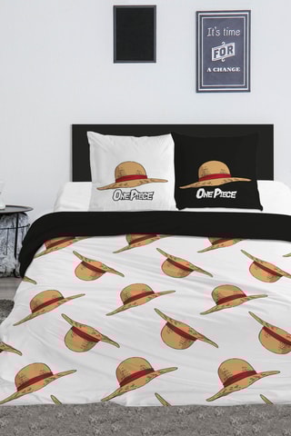 Overtrekset One Piece - Zwart en Wit - 240 x 220 cm