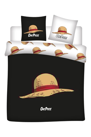 Overtrekset One Piece - Zwart en Wit - 240 x 220 cm