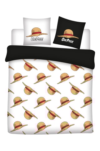 Overtrekset One Piece - Zwart en Wit - 240 x 220 cm