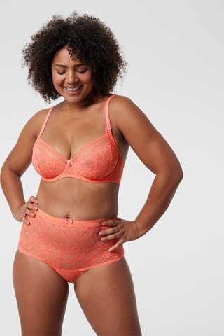 Shorty taille haute Capri - Corail - Bestform