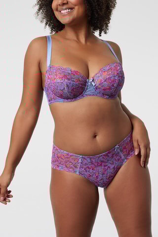 Culotte Luccia Swing - Bleu clair et fuchsia - Bestform