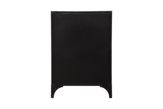 Table de chevet 1 porte Sevin - Noir