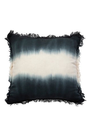 Coussin tie and dye Cot - Anthracite - 40 x 40 cm