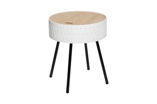 Table basse coffre Shiro - Blanc