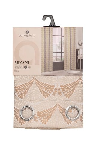 Rideau Jacq Mizani - Beige - 135 x 260 cm
