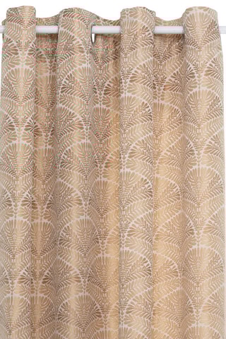 Rideau Jacq Mizani - Marron - 135 x 260 cm