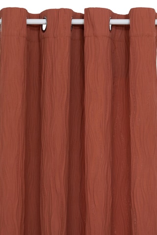 Rideau Maely - Rouge brique - 135 X 260 cm