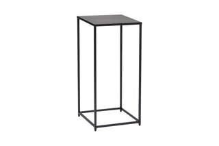 2 tables basses Gota - Noir - 34 x 34 x 74 cm