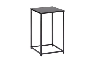 2 tables basses Gota - Noir - 34 x 34 x 74 cm