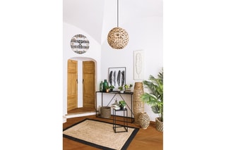 2 tables basses Gota - Noir - 34 x 34 x 74 cm