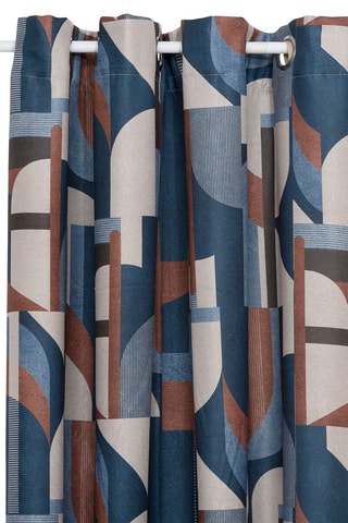 Rideau Elena - Bleu foncé - 135 x 260 cm