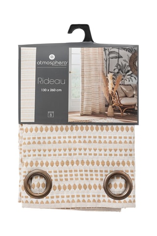 Rideau Micah - Beige - 130 x 260 cm