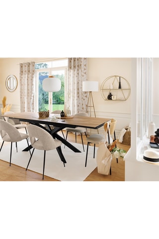 Rideau Jacq Maloe - Camel - 140 x 260 cm